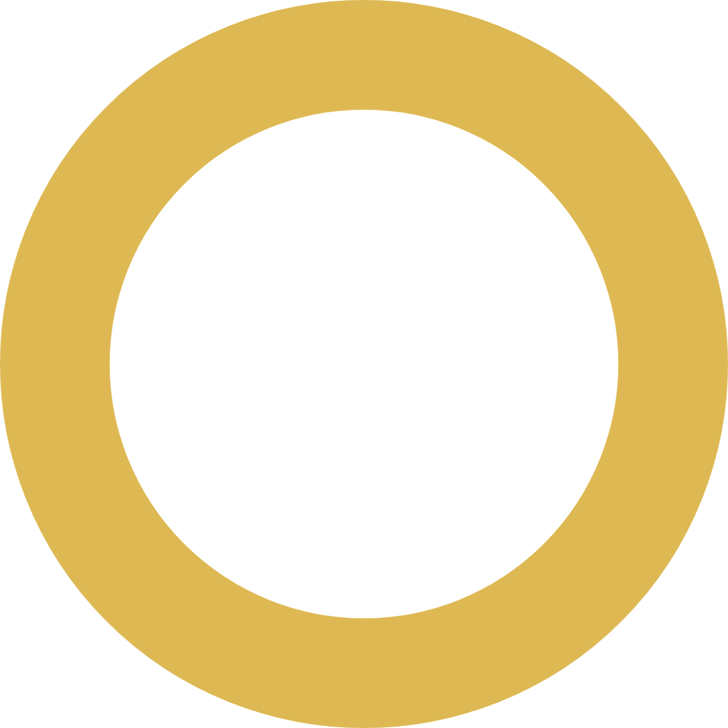 黄色い円