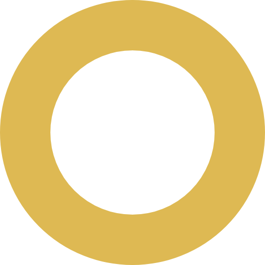 黄色い円